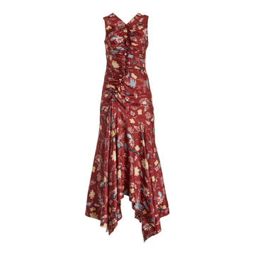 Alma Silk Maxi Dress