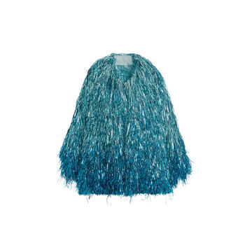 Metallic Fringe Embroidered Coat