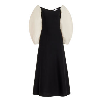 Bromley Wool-Silk Maxi Dress