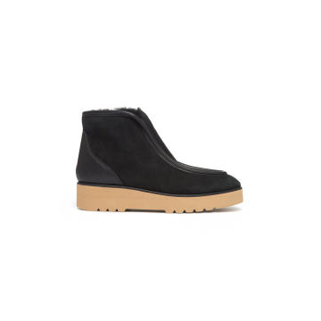 Tyga Leather Shearling Boots
