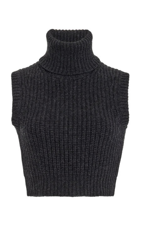 Elliptical Turtleneck Cashmere Sweater展示图