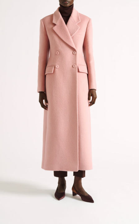 Madalyn Double-Breasted Wool-Blend Coat展示图