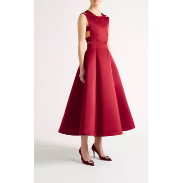 Luz Duchess Satin Midi Dress