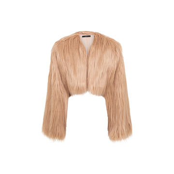 Hutton Faux Fur Cropped Jacket