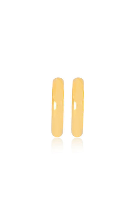 Jumbo 14K Yellow Gold Bubble Hoop Earrings展示图