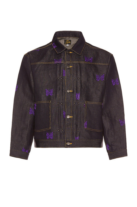 Papillion Embroidered Jean Jacket展示图