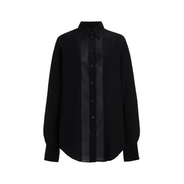 Panelled Silk Shirt