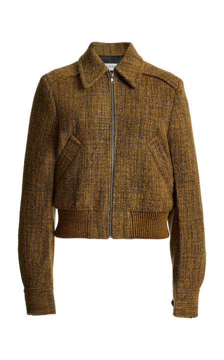 Tailored Wool-Blend Tweed Jacket展示图