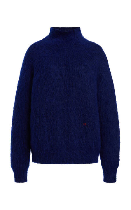 Wool And Mohair Blend Turtleneck Top展示图