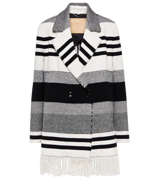 Striped Luxury棉质与羊毛夹克展示图