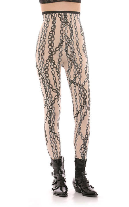 Chain-Printed Leggings展示图