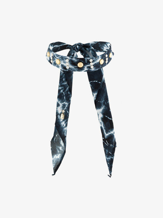 Moonza tie dye bandana choker展示图