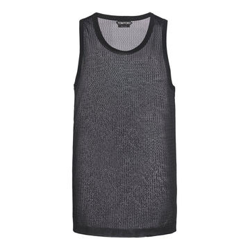 Pointelle Knit Vest