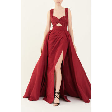 Twist-Detailed Cutout Gown