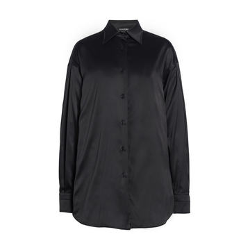 Relaxed Silk-Blend Shirt