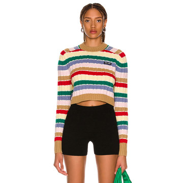 Cashmere Stripe Sweater