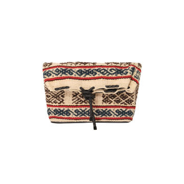 Charming Motif Wool Clutch