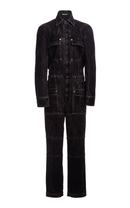 Velvet Workwear Denim Jumpsuit展示图