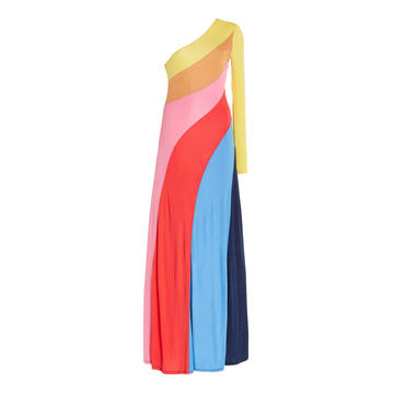 Serena Colorblock Jersey Maxi Dress