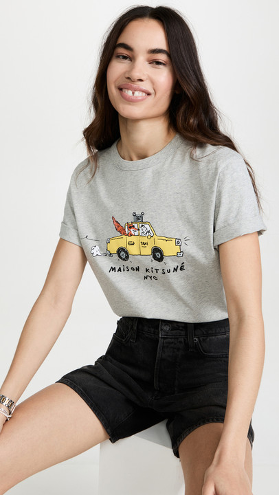 Oly Taxi Fox 经典 T 恤展示图