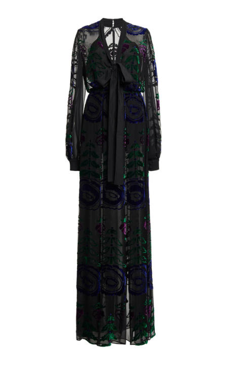 Velvet Devoree Silk Gown展示图