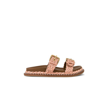 Kiera Raffia Slide