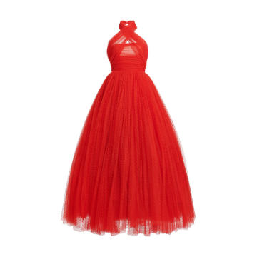 Tulle Halter Gown