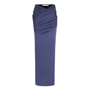 Twisted Wrap Maxi Skirt