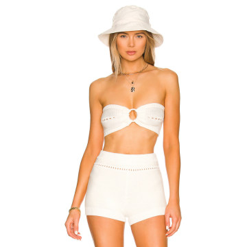 Delany O Ring Knit Bandeau Top