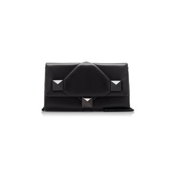 Valentino Garavani Roman Stud Large Leather Clutch