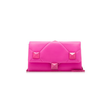 Valentino Garavani Roman Stud Leather Clutch