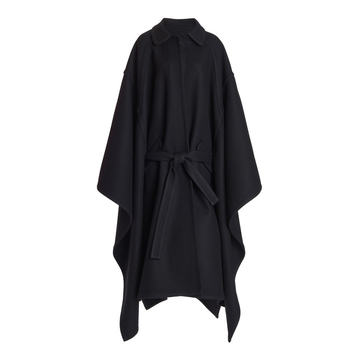 Wool-Blend Cape