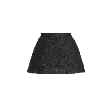 Wisteria Lurex Jacquard Mini Skirt