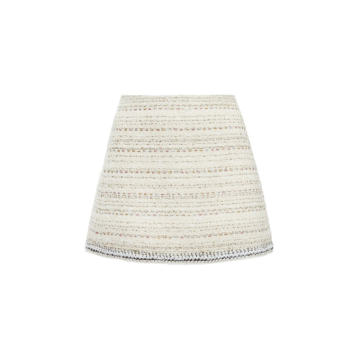 Lurex Tweed Mini Skirt