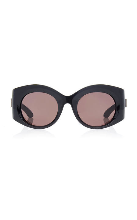 Oversized Round-Frame Nylon Sunglasses展示图