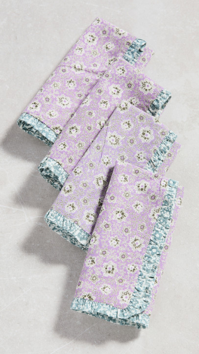 紫罗兰贴片手帕套装展示图