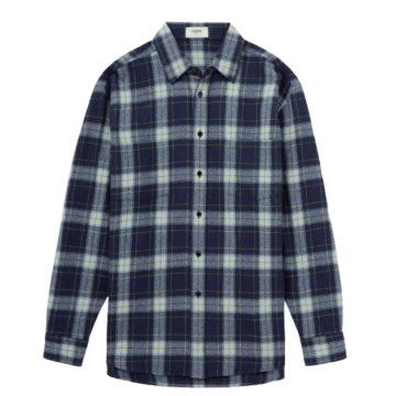 Checked Wool-Flannel Shirt