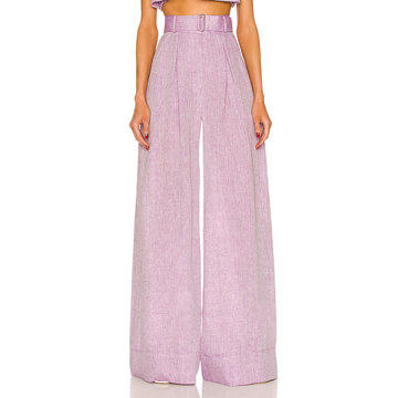 Wide Leg Pleated Pant