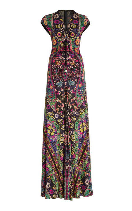 Floral-Print Jersey Maxi Dress展示图