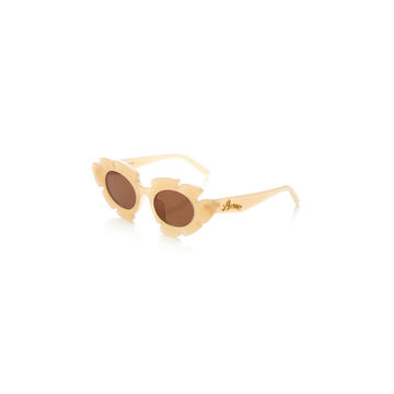 Floral-Frame Acetate Sunglasses