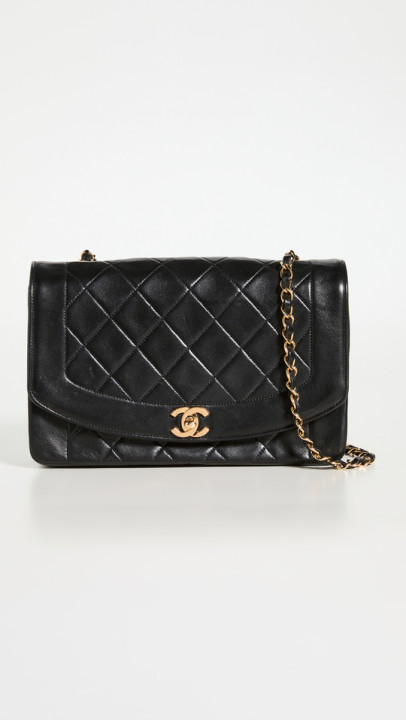 Chanel 黑色绗缝包展示图