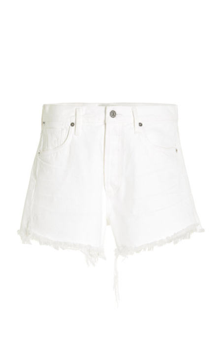 Marlow Organic Cotton Vintage Mini Shorts展示图