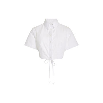 Cropped Cotton Shirt