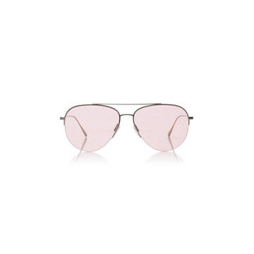 Cleamons Round-Frame Metal Sunglasses