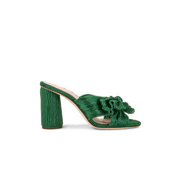 Penny Pleated Knot Mule