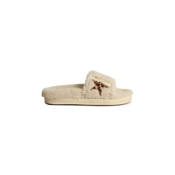 Poolstar Shearling Slide Sandals