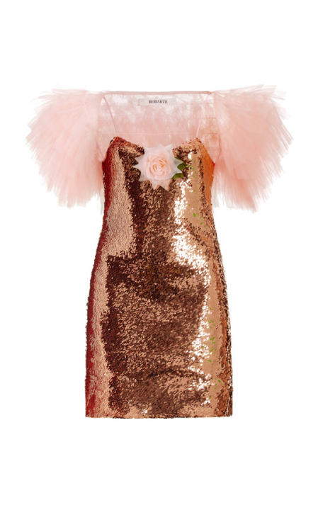 Sequin Mini Slip Dress And Bolero展示图