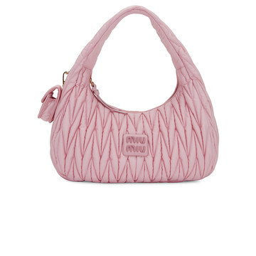 Nylon Matelasse Shoulder Bag