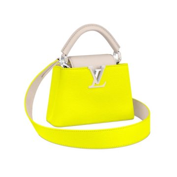 Capucines Neon Yellow Mini Bag