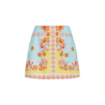 Chrissy Cotton Poplin Skirt